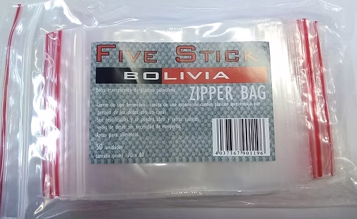 BOLSAS ZIPPER POLIETILENO 7 X 8cm (PAQUETE DE 50 BOLSAS)
